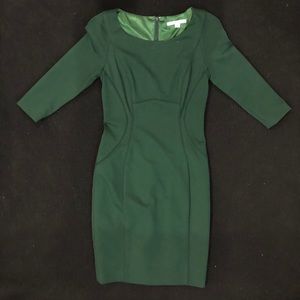 Antonio Melani emerald green 3/4 sleeve dress